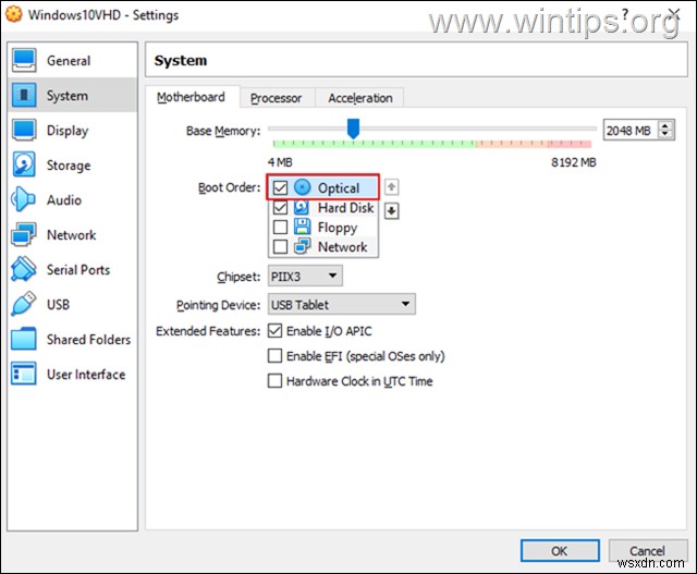 VirtualBox 부팅 가능한 매체를 찾을 수 없습니다! 시스템이 중지되었습니다. (해결됨)