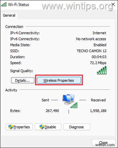 Windows 10/11에서 저장된 Wi-Fi 비밀번호를 보는 방법.