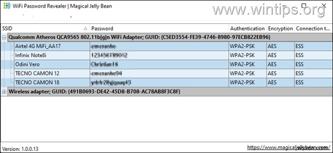 Windows 10/11에서 저장된 Wi-Fi 비밀번호를 보는 방법.