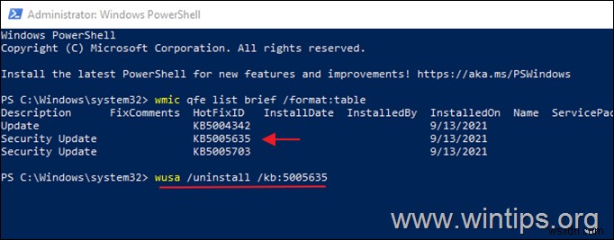 Windows 10/11 및 Server 2016/2019의 명령 프롬프트 또는 PowerShell에서 Windows 업데이트를 실행하는 방법.