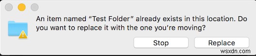 Mac에서 파일을 교체하고 병합하는 방법