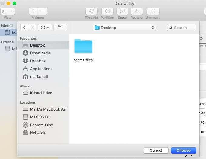 디스크 유틸리티를 사용하여 MacOS에서 폴더를 암호화하는 방법