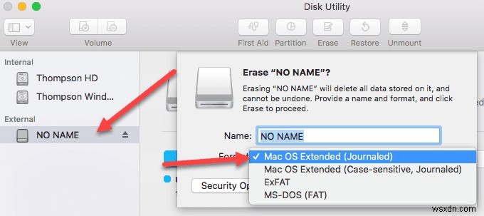 OS X에서 외부 또는 내부 하드 드라이브를 분할하는 방법