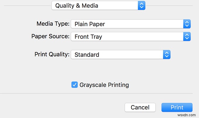 Mac에서 흑백으로 인쇄하는 방법