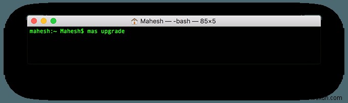터미널에서 Mac OS X 및 Mac 앱을 업데이트하는 방법