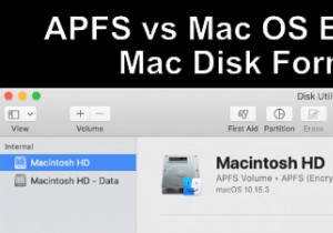 APFS vs Mac OS Extended – 어떤 Mac 디스크 포맷이 가장 좋을까?