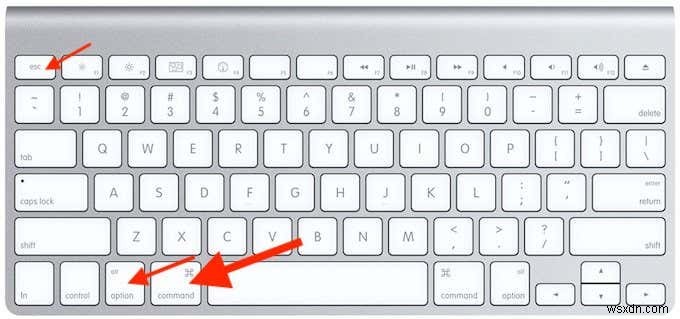 Mac이 멈췄을 때 사용할 수 있는 Mac 키보드 단축키