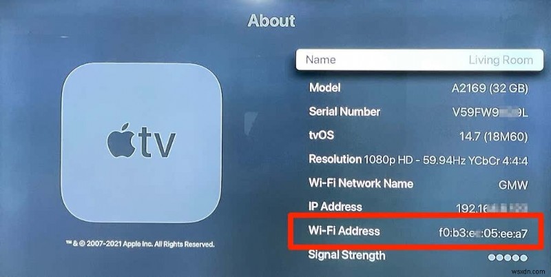 수정:Apple TV가 Wi-Fi에 연결되지 않음