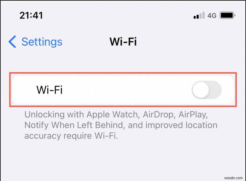 15 iOS가 Wi-Fi에 연결되어 있지만 인터넷에 연결되어 있지 않은 경우 수정