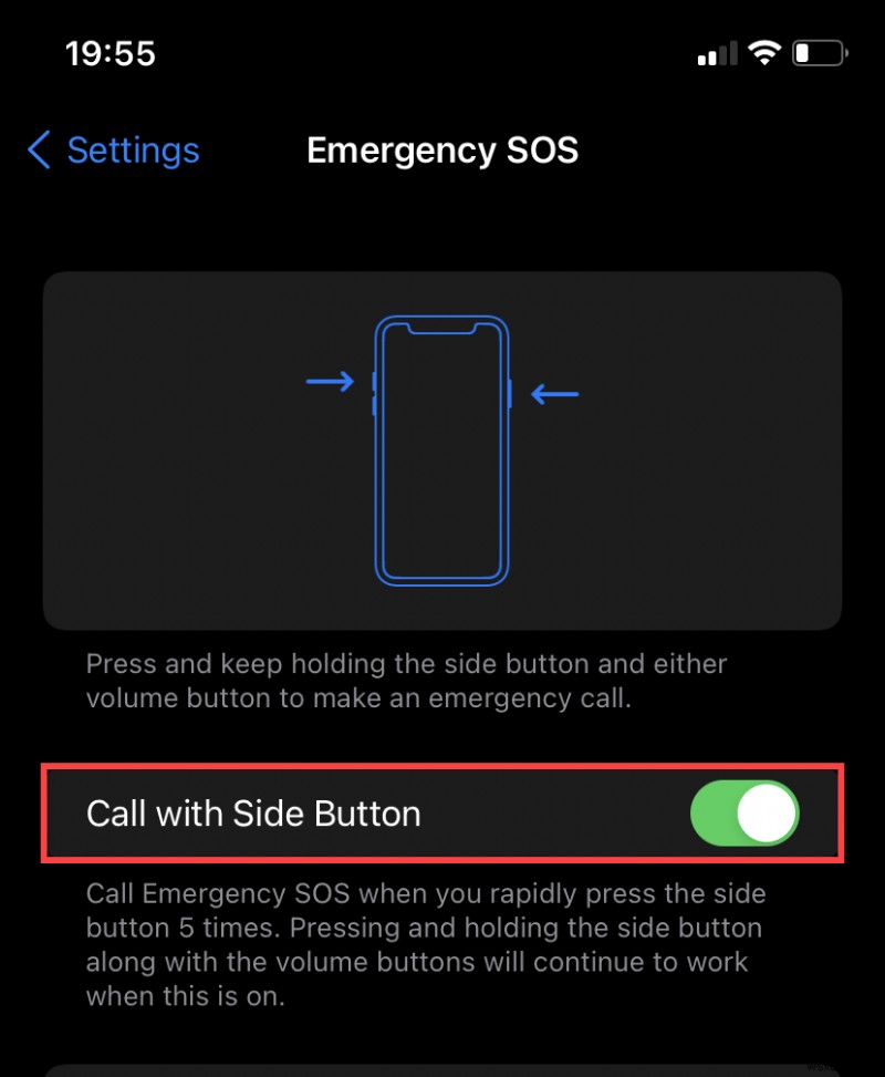 iOS에서 긴급 SOS 통화 및 긴급 연락처를 설정하는 방법