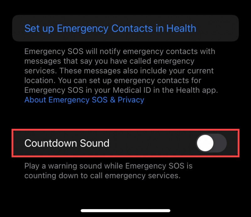 iOS에서 긴급 SOS 통화 및 긴급 연락처를 설정하는 방법