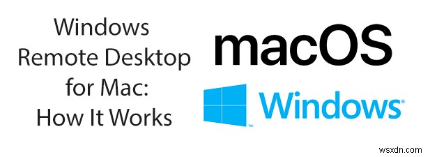 Mac용 Windows 원격 데스크톱:작동 원리