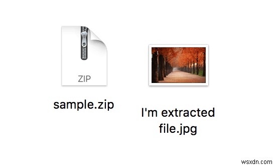 Mac에서 Zip, RAR, TAR 및 BIN 파일 열기
