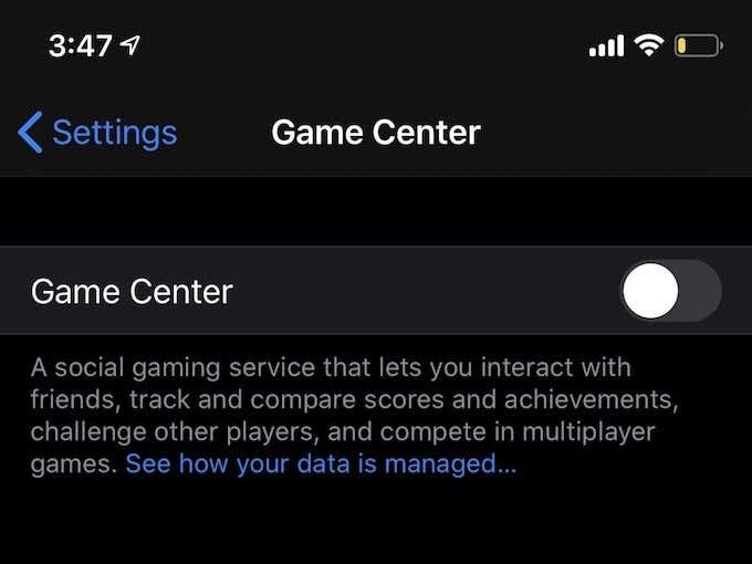 Apple Game Center 설정 및 사용 방법
