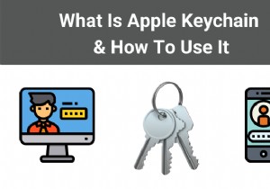 Apple 키체인이란 무엇이며 사용 방법