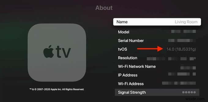 Apple TV에서 tvOS를 업데이트하는 방법