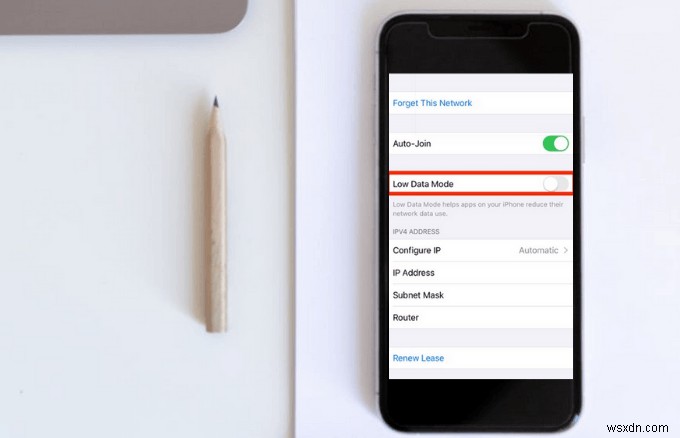 iPhone에서 낮은 데이터 모드를 활성화 또는 비활성화하는 방법