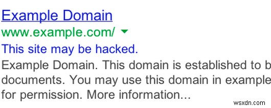 귀하의 웹사이트가 해킹당했을 때 Google이 표시하는 8가지 경고 메시지