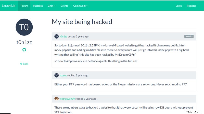 Laravel/CodeIgniter 웹사이트가 해킹당했습니까? 이러한 취약점이 원인일 수 있습니다.
