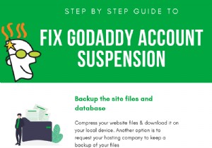 GoDaddy 계정 정지란 무엇이며 해결 방법은 무엇입니까?