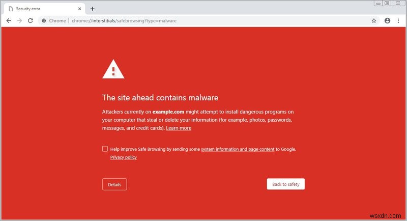 McAfee, Bing, Yandex, Norton 및 MalwareBytes의 검색 엔진 블랙리스트 수정을 위한 전체 가이드