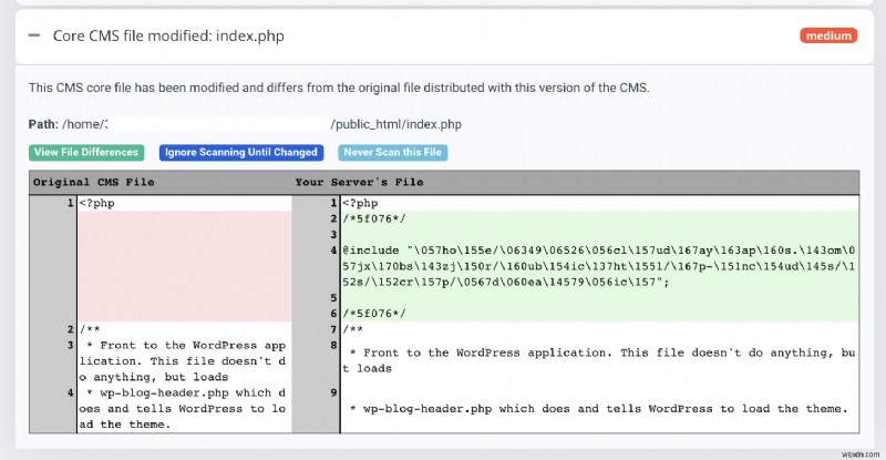 WordPress와 WP-VCD에 대한 설명 제공자 les attaques de logiciels malveillants