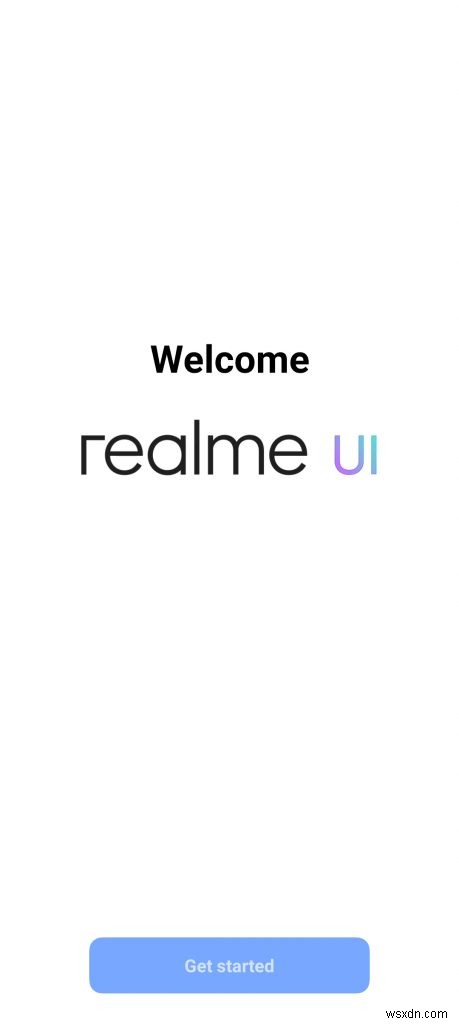 Realme 스마트폰 설정 방법:전체 프로세스