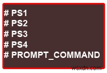 Bash Shell:PS1, PS2, PS3, PS4 및 PROMPT_COMMAND 제어