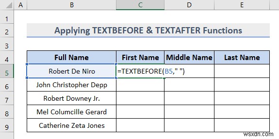 Excel에서 텍스트 분할(8가지 유용한 응용 프로그램) 