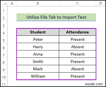 텍스트 파일을 Excel로 가져오는 방법(4가지 쉬운 방법)