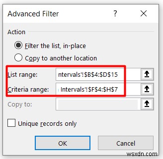 Excel 고급 필터(5가지 유용한 응용 프로그램)