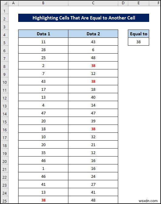 Excel에서 수식을 사용한 조건부 서식