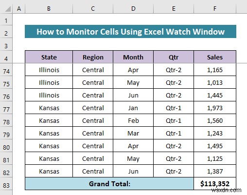 Excel Watch Window를 사용하여 세포를 모니터링하는 방법(간단한 가이드)