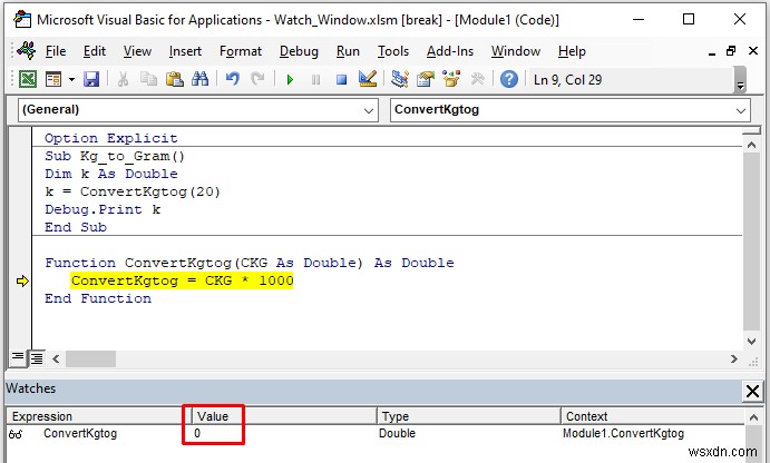 Excel Watch Window를 사용하여 세포를 모니터링하는 방법(간단한 가이드)