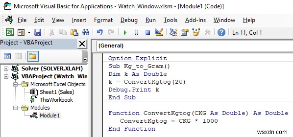 Excel Watch Window를 사용하여 세포를 모니터링하는 방법(간단한 가이드)