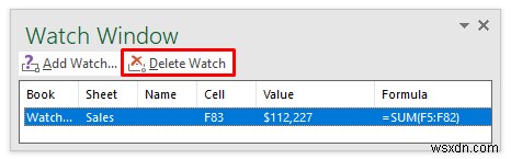 Excel Watch Window를 사용하여 세포를 모니터링하는 방법(간단한 가이드)