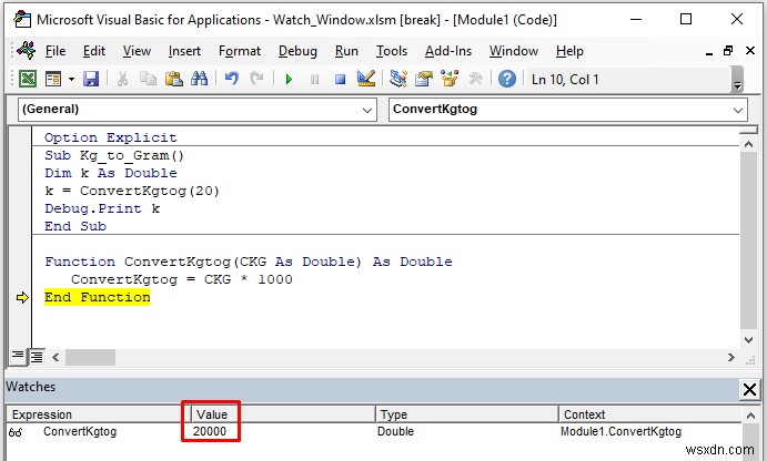 Excel Watch Window를 사용하여 세포를 모니터링하는 방법(간단한 가이드)