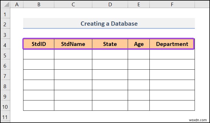 Excel에서 데이터베이스를 만드는 방법(간단한 단계 포함)