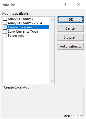 Excel 추가 기능을 만드는 방법(자세한 단계 포함)