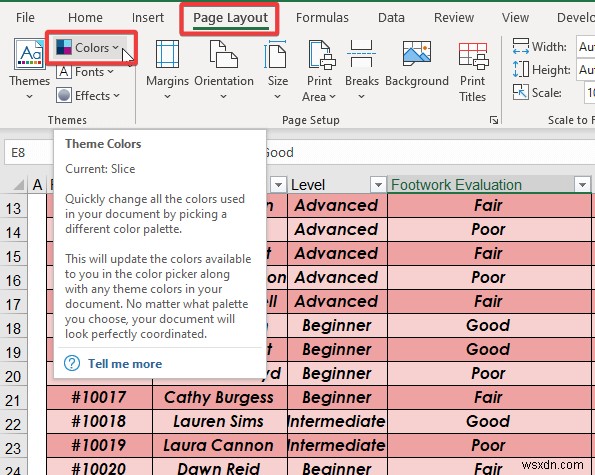 Excel 표를 보기 좋게 만드는 방법(8 효과적인 팁)