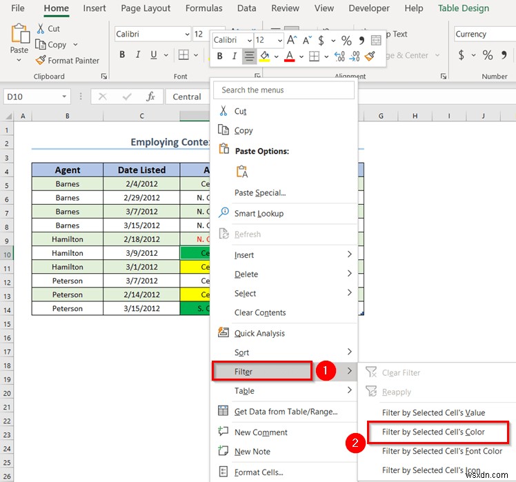 Excel 표에서 정렬 및 필터링을 사용하는 방법(4가지 적절한 방법)