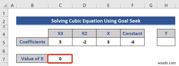 Excel에서 방정식 풀기(5가지 유용한 예)
