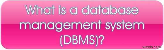 관계형 데이터베이스 관리 시스템(RDBMS) 개념 소개!