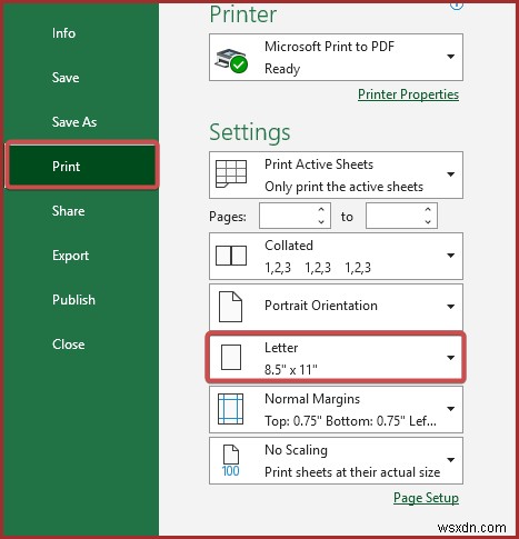 인쇄할 때 Excel 스프레드시트를 크게 만드는 방법(7가지 방법)