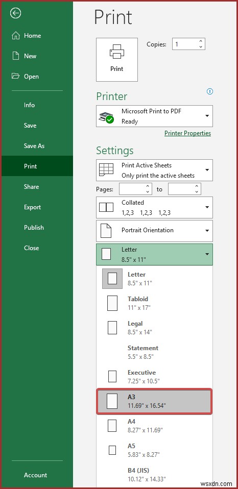 인쇄할 때 Excel 스프레드시트를 크게 만드는 방법(7가지 방법)