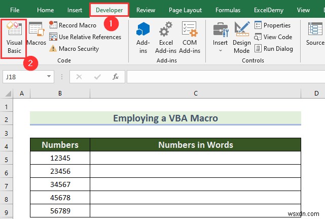 Excel에서 숫자를 단어로 변환하는 방법(4가지 적절한 방법)