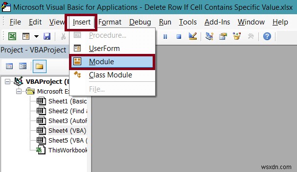 Excel에서 셀에 특정 값이 포함된 경우 행 삭제(3가지 방법)