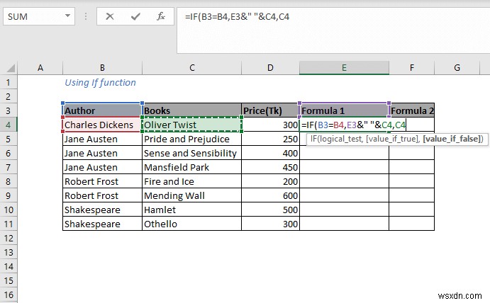 기준에 따라 Excel에서 행을 병합하는 방법(가장 쉬운 방법)
