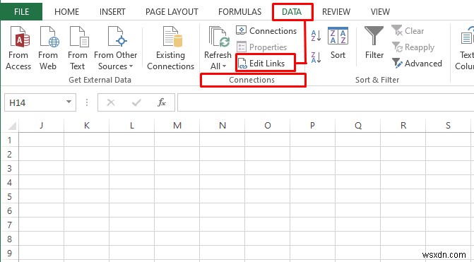 Excel에서 외부 링크를 제거하는 방법