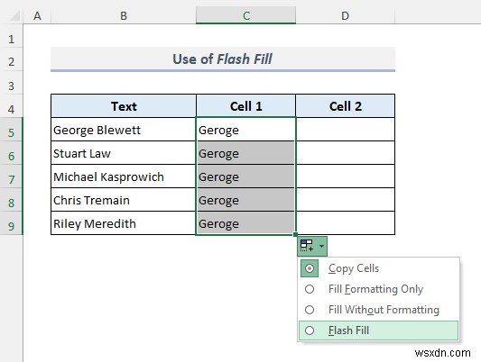 Excel에서 셀을 분할하는 방법(5가지 쉬운 트릭)